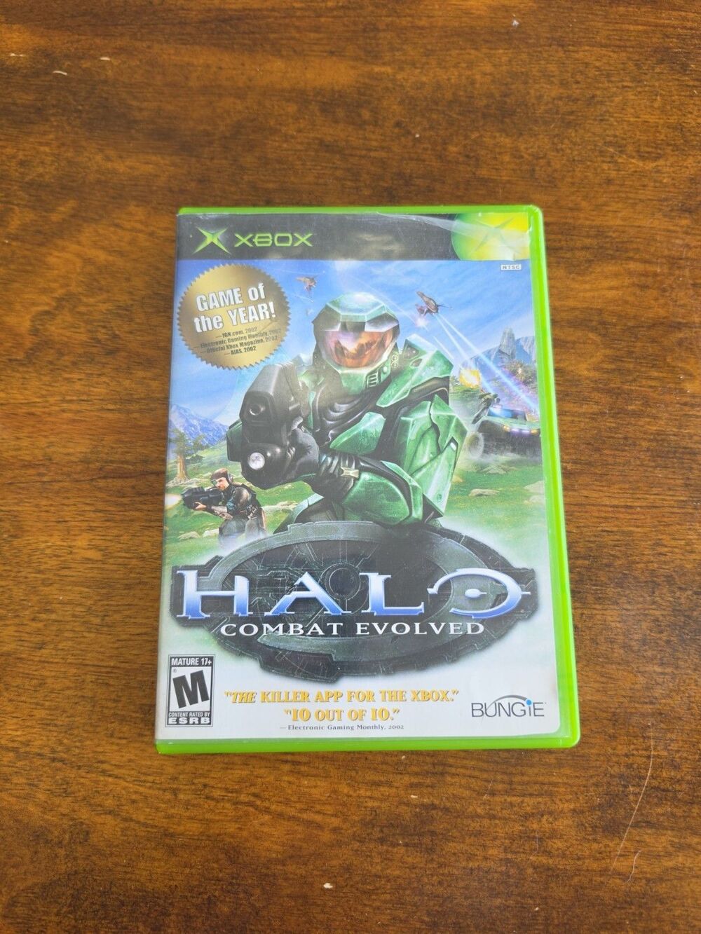 Halo Combat Evolved Microsoft Xbox 2001 Game Original Black Label CIB Tested